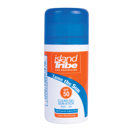Солнцезащитный гель-стик ISLAND TRIBE Clear Gel Sun Stick SPF 50 30gr
